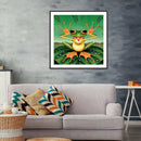 5D DIY Full Drill Diamond Painting Funny Frog Cross Stitch Embroidery Craft A
