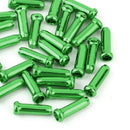 Durable Alloy Bicycle Brake Shifter Cable End Caps Crimps Line Core Green