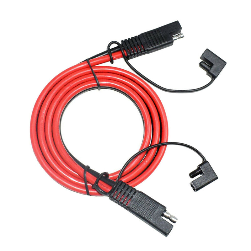 3Pcs 10 AWG 3Ft 1M SAE Extension Cable 2-pin Wire Harness Connection Copper Wire