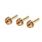 3 Pcs Golden Metal Connecting Rods Piston Buttons Repair Tool for Trumpet R