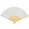 20 Pcs Fan White For Painting Calligraphy DIY Gift Decoration White P3R2