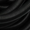 100 Ft. 3/4 inch Split Wire Loom Conduit Polyethylene Tubing Black Color Sl V6G4