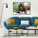 5D DIY Full Drill Diamond Painting Dog Cross Stitch Embroidery Kit (C1186)
