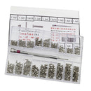 500pcs Tiny Screws Nuts + Screwdriver Watch Electronics Eyeglasses Screws