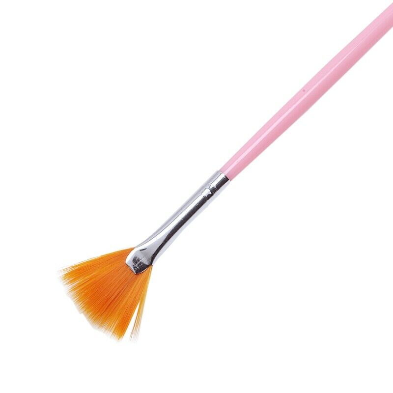Set of 15 brushes for nail , pink H3E1