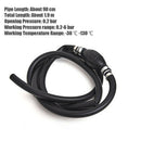 Fuel Pipe 90cm Outboard Motor Oil Tank One Way Manual Pump Corrosion Resistant