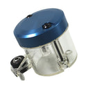 Blue Universal Aluminum Clutch Fuel Gas Oil Cylinder Tank Cup Bottle Scooter
