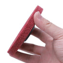 100mmx16mmx12mm Nylon Polishing Wheel Red for Angle Grinder Red Black