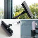 Extendable Rubber Window Cleaning Squeegee & Sponges for Windshield