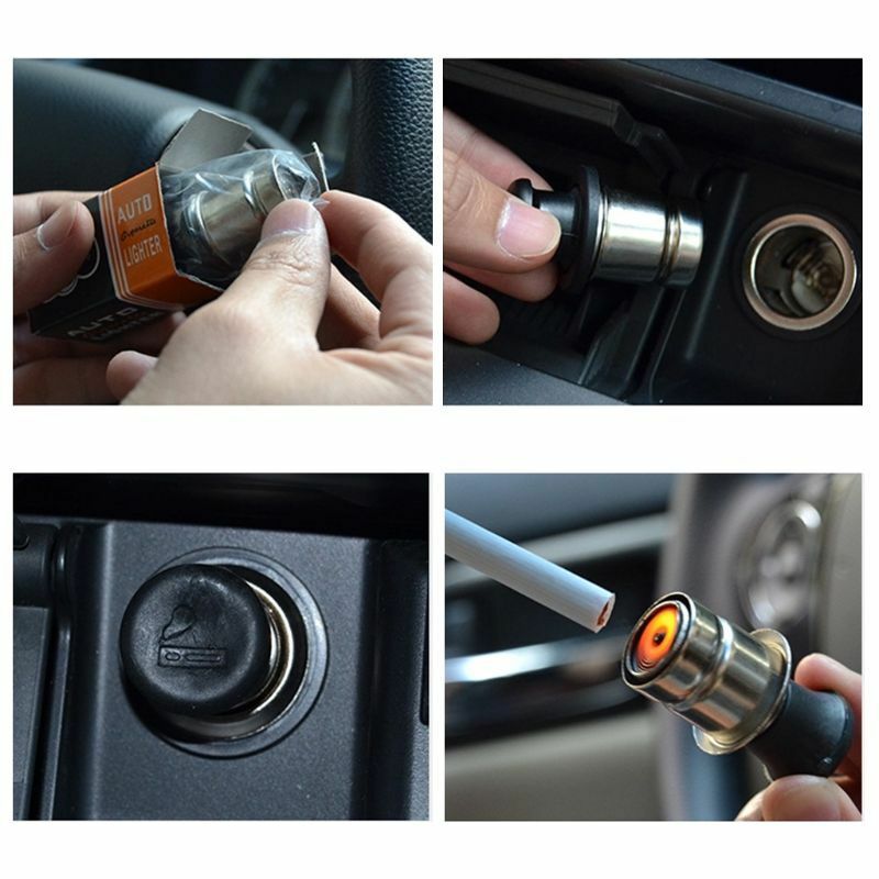 12V Auto Universal Car Cigarette Lighter Power Socket Plug Heater Point Cigarete