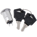 12mm Mini Key Switch ON/OFF Lock Switch KS-02 KS02 Electronic Switch 3A 250V JR