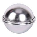 6pcs/3 set Bath Bombs Aluminum Alloy Bath Bomb Mold Ball Shape DIY Bathing To`US
