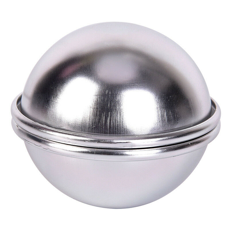 6pcs/3 set Bath Bombs Aluminum Alloy Bath Bomb Mold Ball Shape DIY Bathing To`US