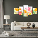 5pcs Tulip 5D DIY Full Drill Diamond Painting Embroidery Mosaic Kits Wall Art