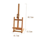 New 43cm Mini Artist wooden Folding Painting Easel Frame Adjustable Tripod  l_