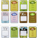 Water Drawing Card 26 Alphabet Coloring Book & 2 Magic Pen Letter Card Pain T9K9