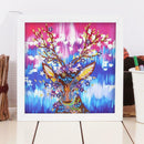 5D DIY Special Shaped Diamond Painting Elk Cross Stitch Mosaic Craft Kit
