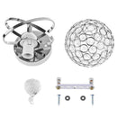 Led Modern Crystal Wall Lamp Sconce Light Bulb Bedroom Hallway Lighting Fix G2A8