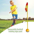 Detachable Soccer Football Corner Pole & Flag Post Base ABS Home Set F2Z6