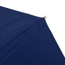 26" Diameter Elastic Band Fishing Headwear Umbrella Hat Dark Blue