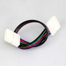 10X New 4 PIN RGB LED STRIP LIGHT TO CONTROLLER CONNECTORS WIRE CABLE 10MM 5050