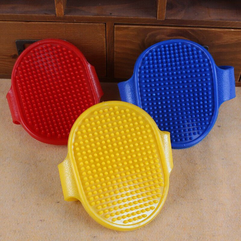 New Qualified Pet Dog Cat Bath Brush Comb Rubber Glove Hair Fur Grooming Ma