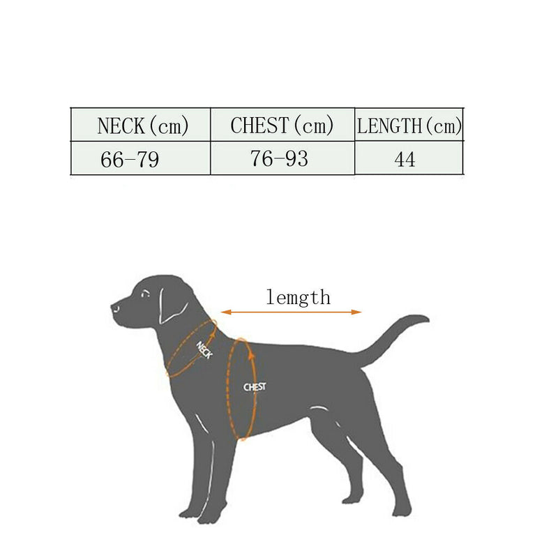 Dog Puppy Anxiety Relief Coat Comfort Keep Clam Wrap Vest For Pet Dogs Blue XL