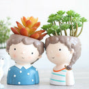 4pcs Pot Succulent Planter Pot Small Planter Home Desktop Garden Decoration