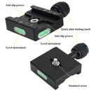 QR50S Aluminum Clamp 50mm Quick Release Plate for Arca-Swiss Tripod SWB