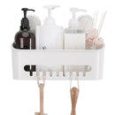 ABS Shelf Rack Shower Basket for Shampoo Holder Removable Bathroom/Dorm Wal