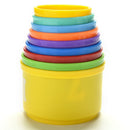 Stack & Nest Plastic Cups Rainbow Stacking Tower Educational Stacking Kids To FT