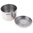 Stainless Steel Medical Dental Cotton Tank Alcohol Disinfection Jar ContainerJ%o