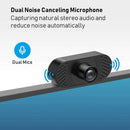 1080P HD Web Camera with Mic 2MP USB 2.0 Plug n Play Webcam for PC Laptop A