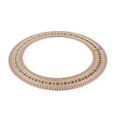 Classical Guitar Wood Inlaid Soundhole Acoustic Guitar Rosette Parts  92.5mm