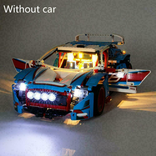 Rally Car Compatible For LEGO Mechanical Group 42077 Lighting LED Set Light G3O8