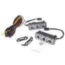 2pcs Car Daytime Running Light 3LED White DRL Light Amber Turn Signal Fog Lamp3C