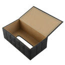 Durable Home Car Rectangle PU Leather Tissue Box Paper Holder Case Cover Na G4T6