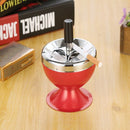 Stainless Steel Wine Style Ash Tray with Cover Round Push Down Portable Cig