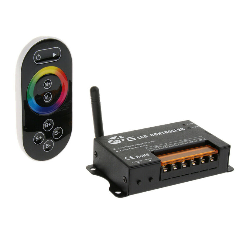 2.4g DC5-24V RGB LED Controller RF Touch Remote For RGB LED Strips