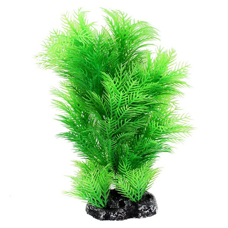 Artificial aquarium underwater plant ornament 16cm body size green