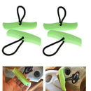 4x Green Nylon Kayak Canoe Boat Toggle Pull Carry Loop Handle Cord Accessory