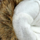 Warm Ladies Rag Wool Winter Snow Mittens Knitted Fleece Lined Fur Gloves-Be X4A4