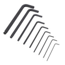 1X(9Pcs/Set Durable Reinforced Toughened Metric Ball End Hex Hex Key Wrench