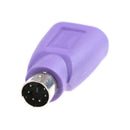 2X Ps2 Ps/2 Male To Usb A Femael Jack Keyboard Mouse Pc Adapter Plug Convert ME