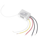 2 Relay ON/OFF 220V Smart Digital Wall Lamp Wireless Remote Control Switch