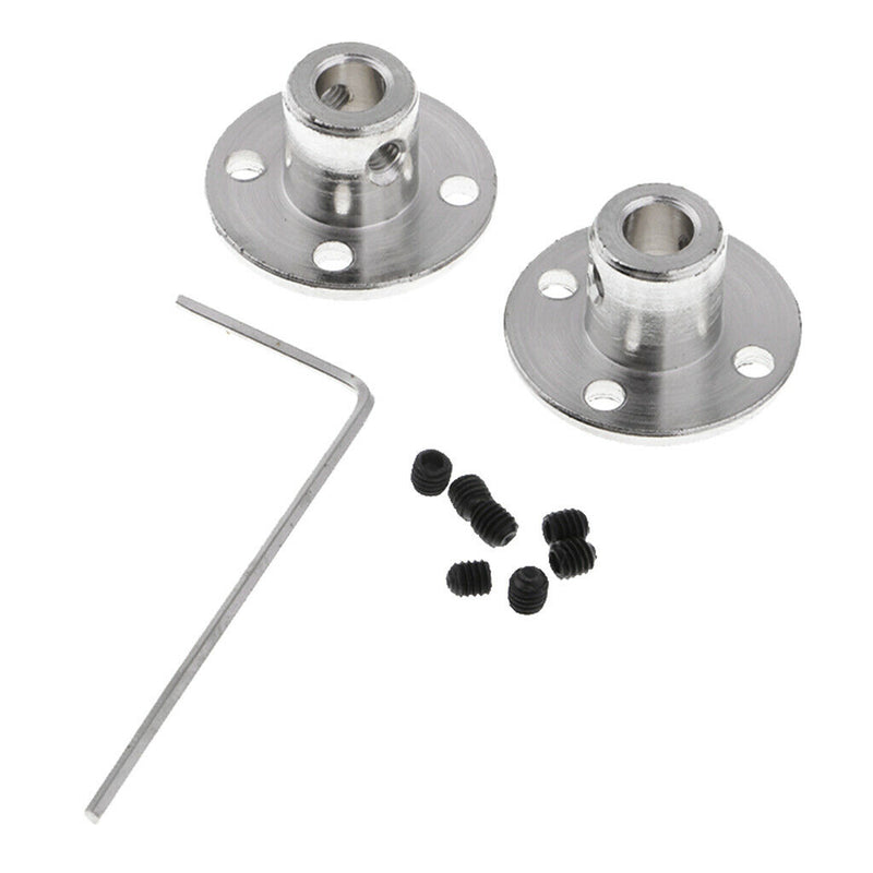 M3 Motor Connector Rigid Flange Coupling Coupler w/ Wrench for RC Boat Truck
