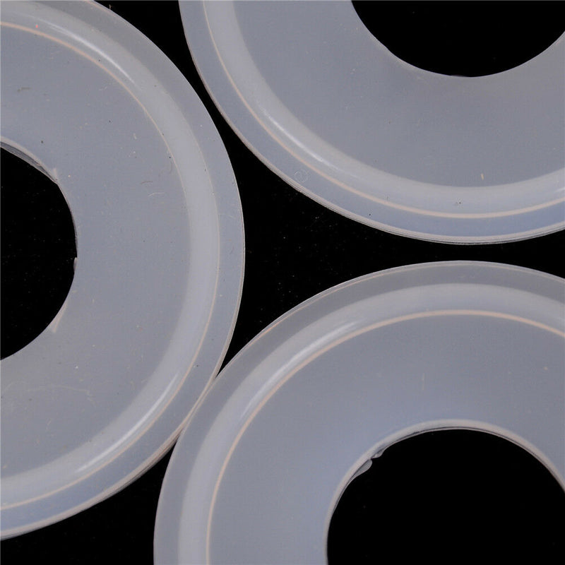 10Pcs 1" Sanitary   Clamp Silicon Gasket Fits 50.5mm OD Type Ferrule Flange J Nw