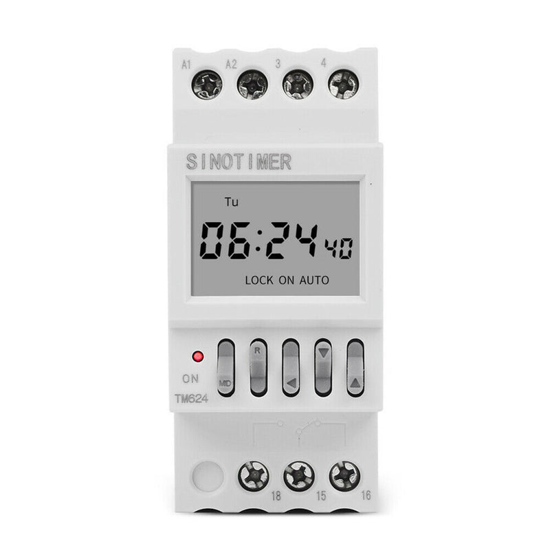 220V Weekly 7 Days Programmable Digital Timer Switch Countdown Controller AU