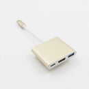 Type C to 4K HDMI USB 3.0 Charging HUB Adapter USB-C 3.1 Converter For Macboo OZ
