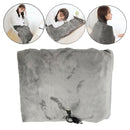 Flannel USB Electric Blanket Heated Shawl 100x70cm for Cozy Couch or Bed,with